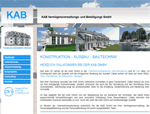 Tablet Screenshot of kab-gmbh.de